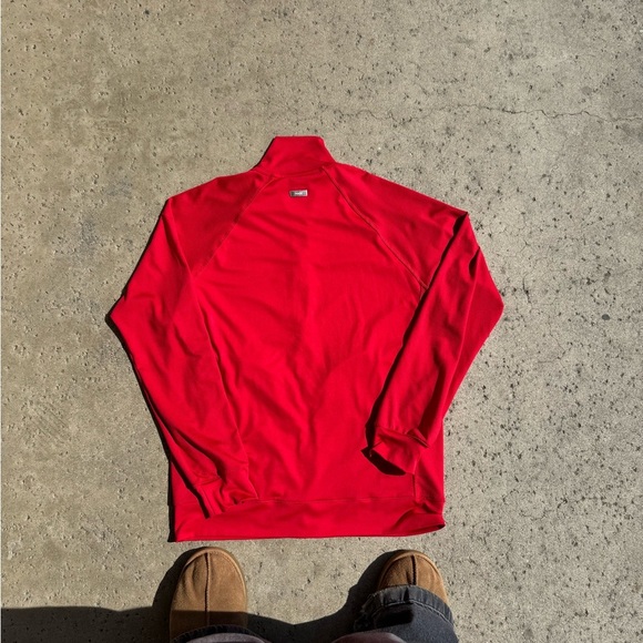 Everlast Red Lightweight Performance Shirt Jacket NWOT - Picture 2 of 3